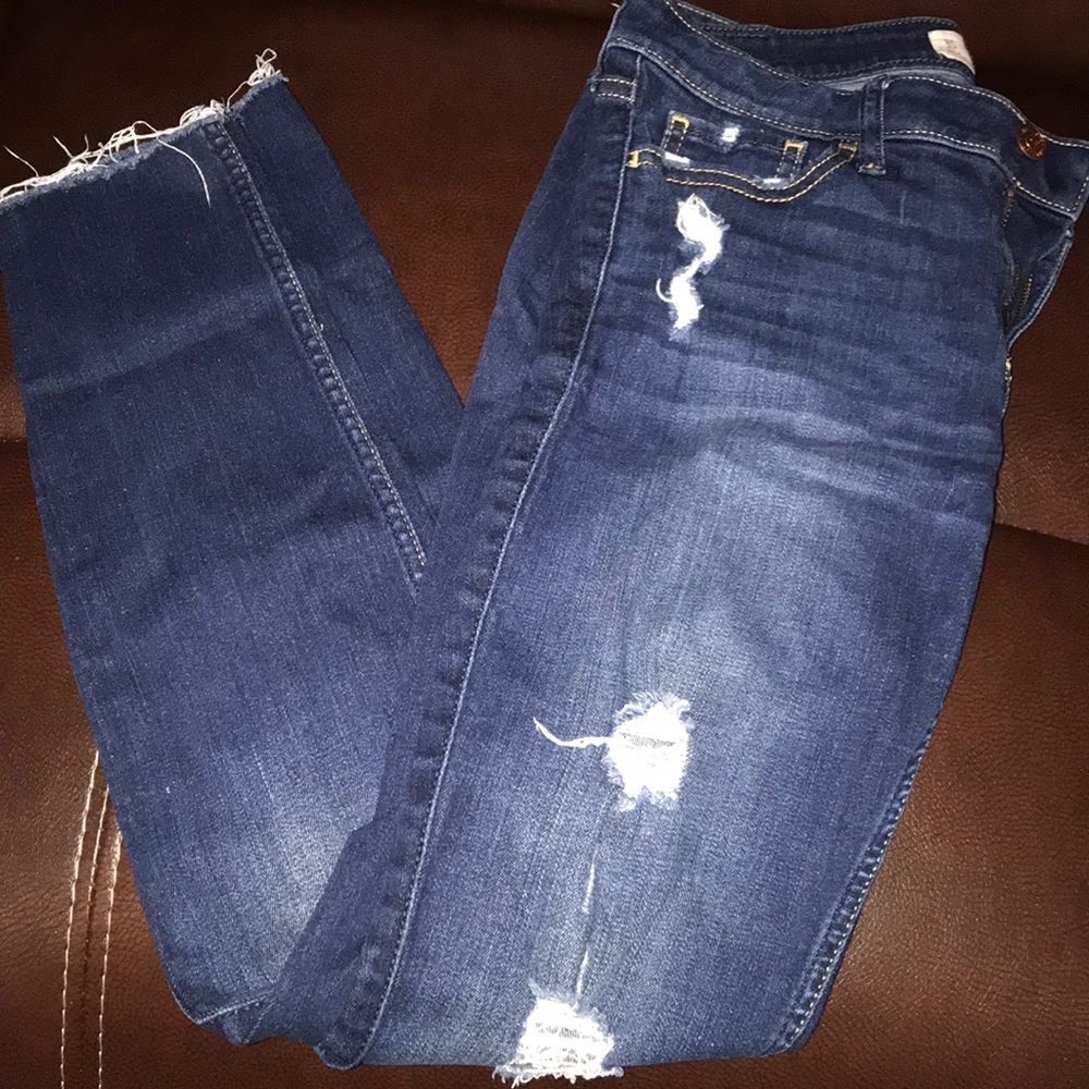 Hollister ripped jeans
